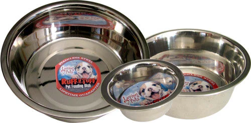 Loving Pets Traditional Stainless Steel Dog Bowl Silver 5 Quarts - Image 2