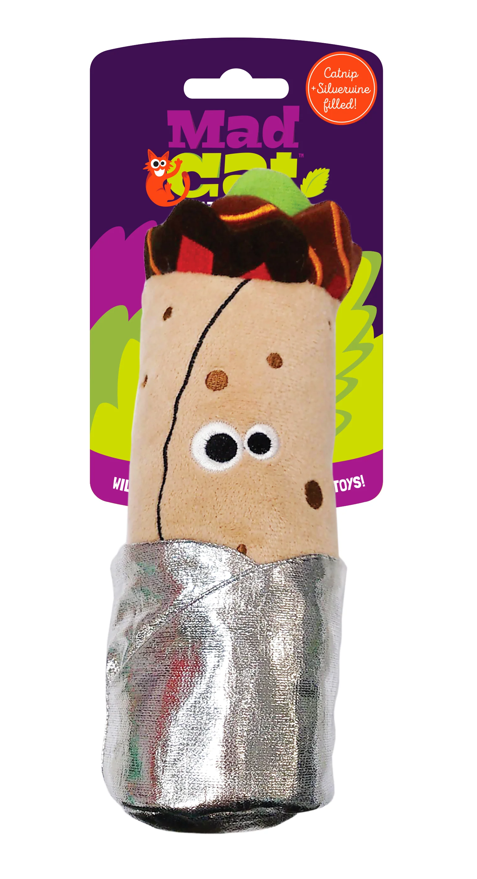 Mad Cat Big Purrito Kicker Cat Toy Medium