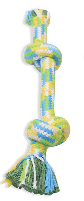 Mammoth Braidys Rope Bone Dog Toy Assorted 14in LG - Image 2
