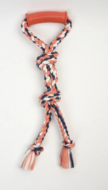Mammoth Color Twin Tug Toy with Rubber Handle Multi-Color 22in MD - Image 2