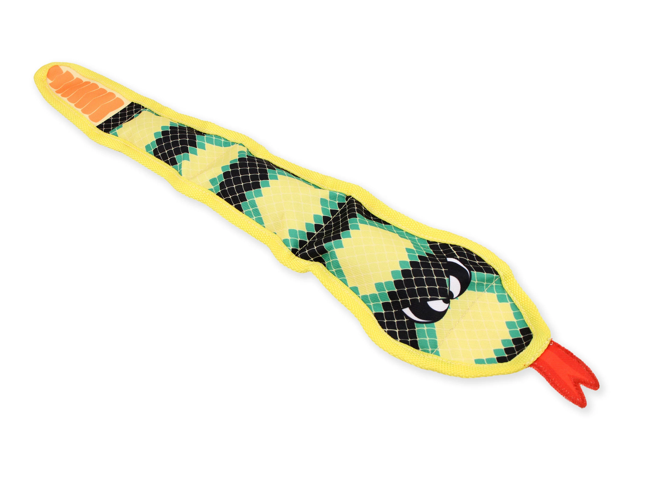 Mammoth Pet Products Squeaky Snake Dog Toy Assorted Color Large, 25 in