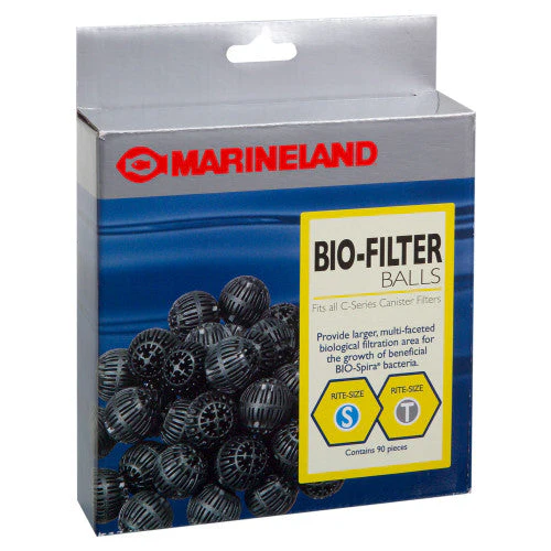 Marineland Bio-Filter Balls for C-Series Canister Filters Black Rite-Size S/Rite-Size T 90 Count - Image 2