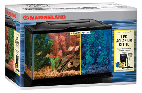 Marineland BIO-Wheel LED Aquarium Kit Black, Clear 10 gal SD-3 - Image 2
