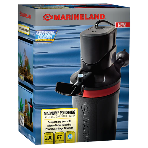 Marineland Magnum Polishing Internal Canister Filter Black - Image 2