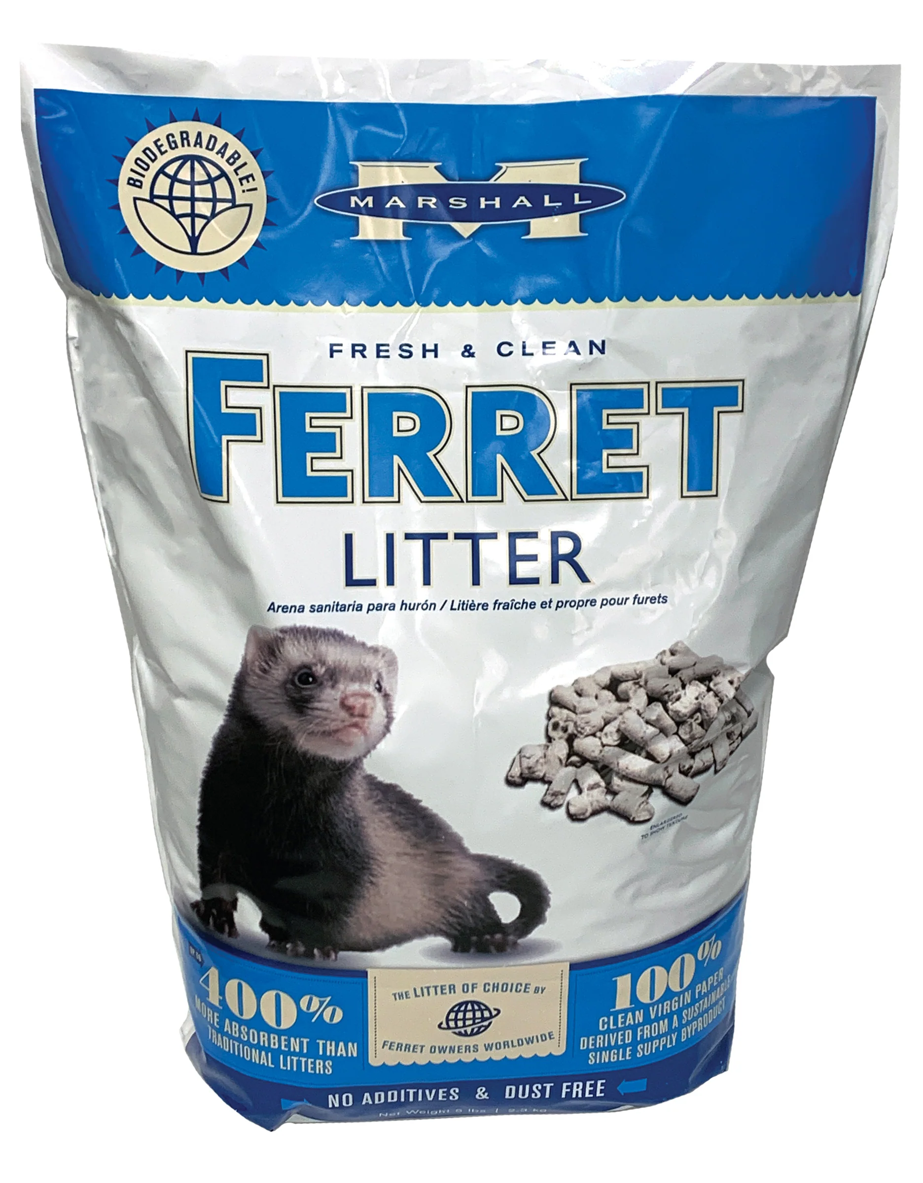 Marshall Pet Products Fresh & Clean Ferret Litter 5 lb