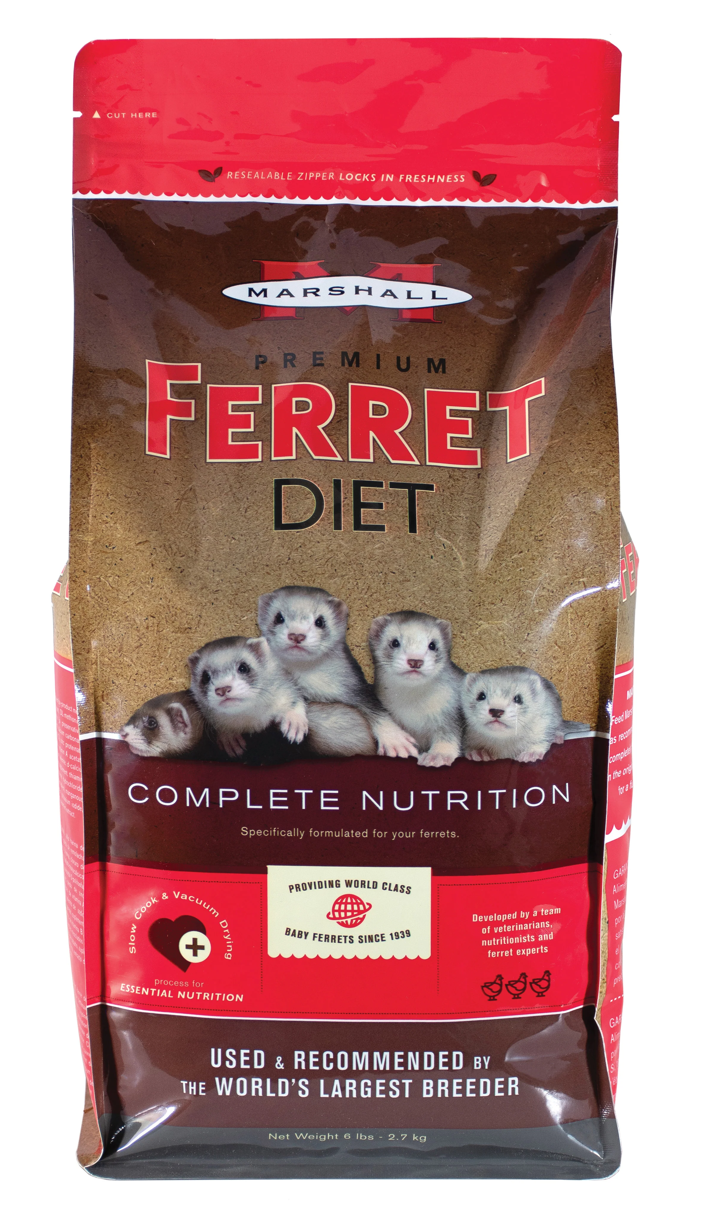 Marshall Pet Products Premium Ferret Diet Dry Food 6 lb