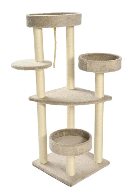 Max & Marlow Multi Level Carpet Cat Tower 51 in