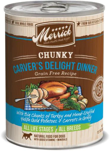 Merrick Chunky Carvers Delight Dinner 12/12.7oz {L-1} 295144 - Image 2