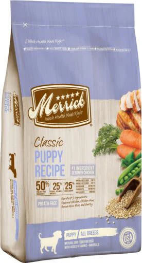 Merrick Classic Puppy Recipe 4lb {L-1} 295281 - Image 2