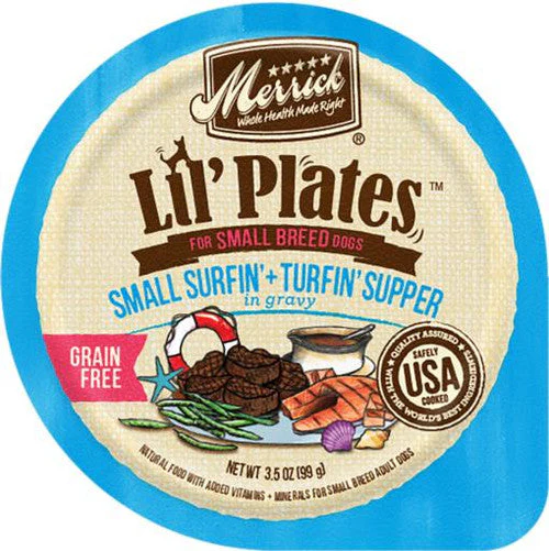 Merrick Lil'Plates Grain Free Surfin & Turfin 24/3.5oz {L-1} 295752 - Image 2