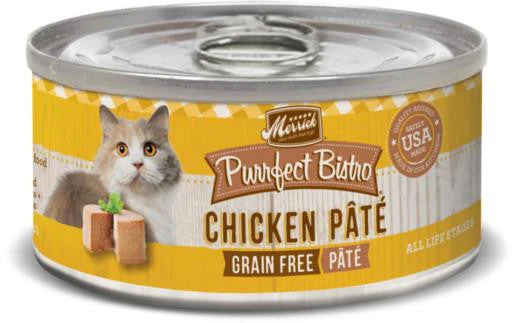 Merrick Purrfect Bistro Chicken Pate 3oz Cat {L+1} 295002
