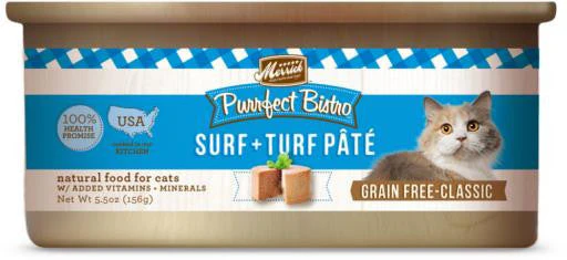 Merrick Purrfect Bistro Surf and Turf 5.5 oz Cat {L+1} 295047