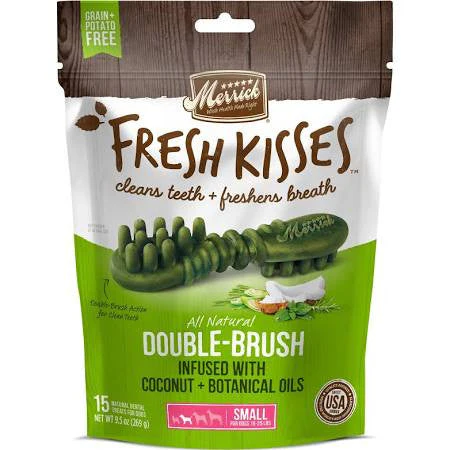Merrick Fresh Kisses Small Coconut Oil/Botanical 15ct Bag {L+1x} 295786 - Image 2