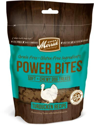 Merrick Power Bites Turducken Recipe 6oz {L-1} 295153 - Image 2