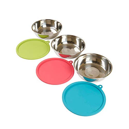 Mess Mutts Dog Bowl & Lid Set 6 Cup - 6pk {L-x} - Image 2