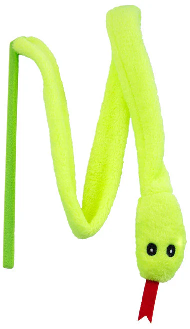 Marshall Ferret Teaser Snake Toy Green One Size - Image 2