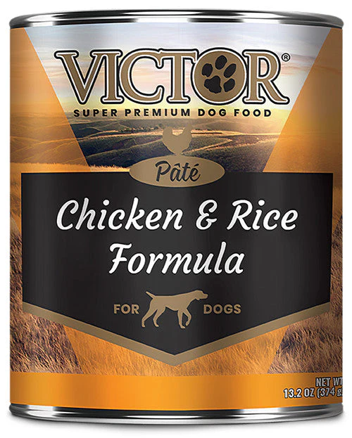 Victor Super Premium Dog Food Wet Dog Food Chicken & Rice Pate 13.2oz - Image 2