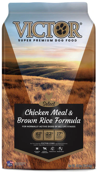 Victor Super Premium Dog Food Select Dry Dog Food Chicken Meal & Brown Rice 40lb - Image 2