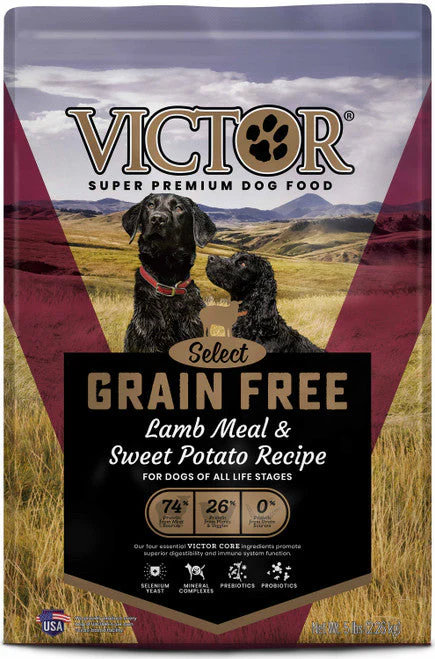 Victor Super Premium Dog Food Select Grain Free Dry Dog Food Lamb Meal 5lb - Image 2