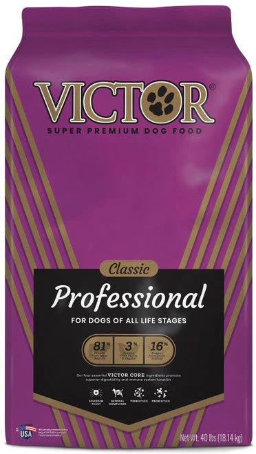 Victor Super Premium Dog Food Classic Professional Dry Dog Food Beef 40lb - Image 2
