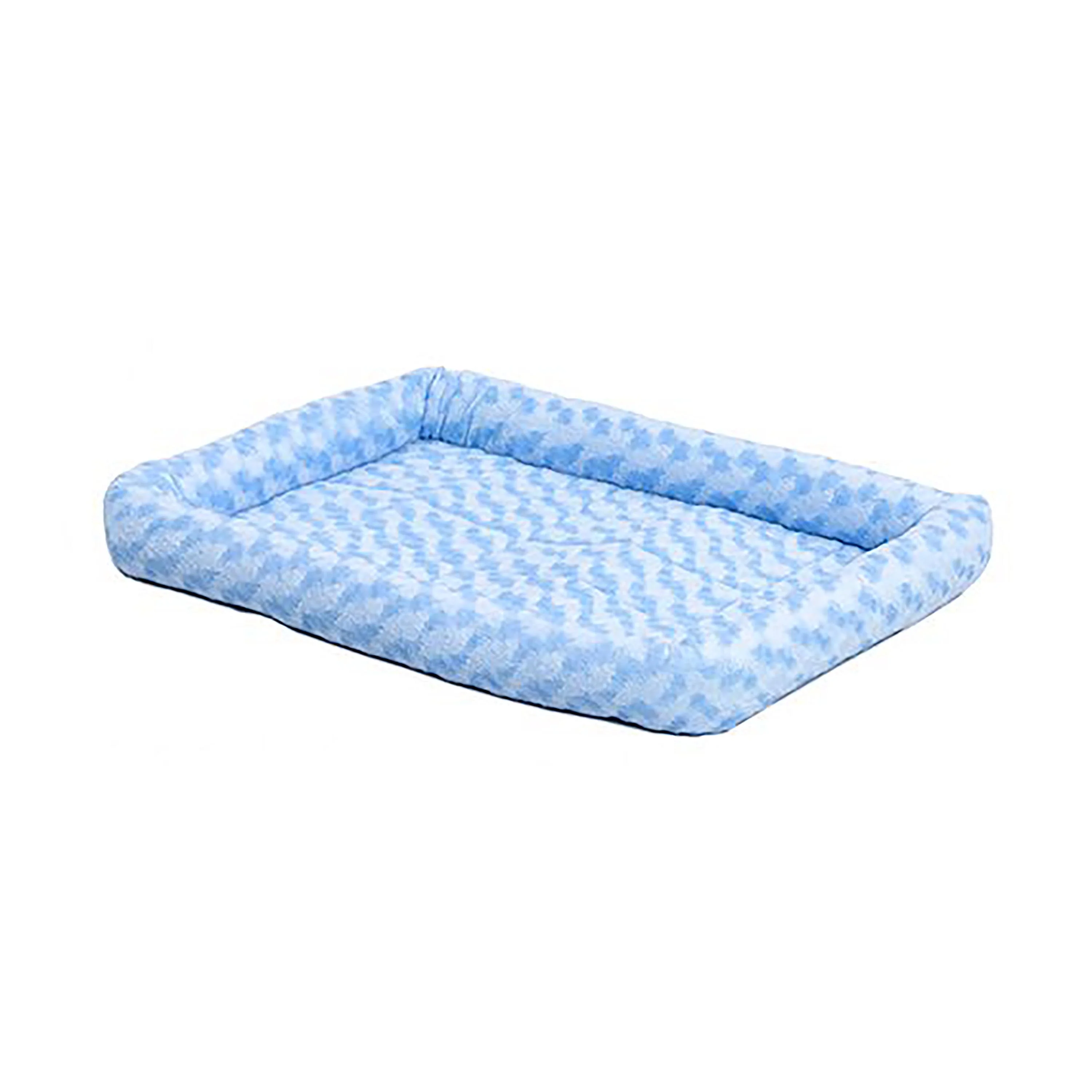 MidWest Homes for Pets QuietTime Bolster Dog Bed Powder Blue 20In X 30 in
