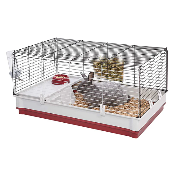 MidWest Homes for Pets Wabbitat Deluxe Rabbit Home Black 39 X 23 X 19 in