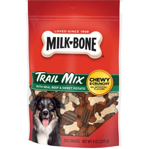Milk-Bone Trail Mix Dog Treats Beef & Sweet Potato Mini 9oz - Image 2