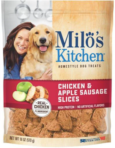 Milo's Kitchen Chicken And Apple Dog Treats 4/18z {L-1}799965