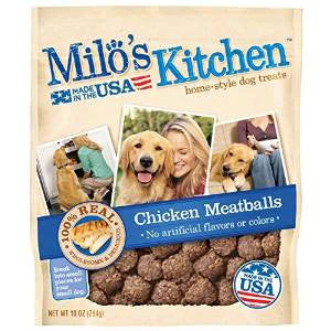 Milo's Kitchen Chicken Meatballs Dog Treats, 5/10oz {L+1} 799362