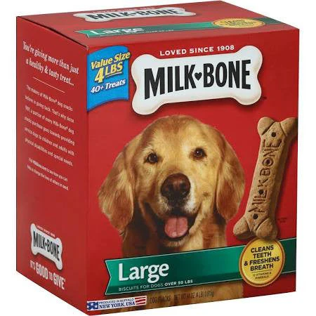 Milkbone Original Biscuits Large 2/4lb {L+1} 799621 - Image 2