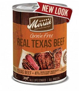 Merrick Grain Free 96% Real Texas Beef Recipe 12/12.7oz {L-1x} 295847