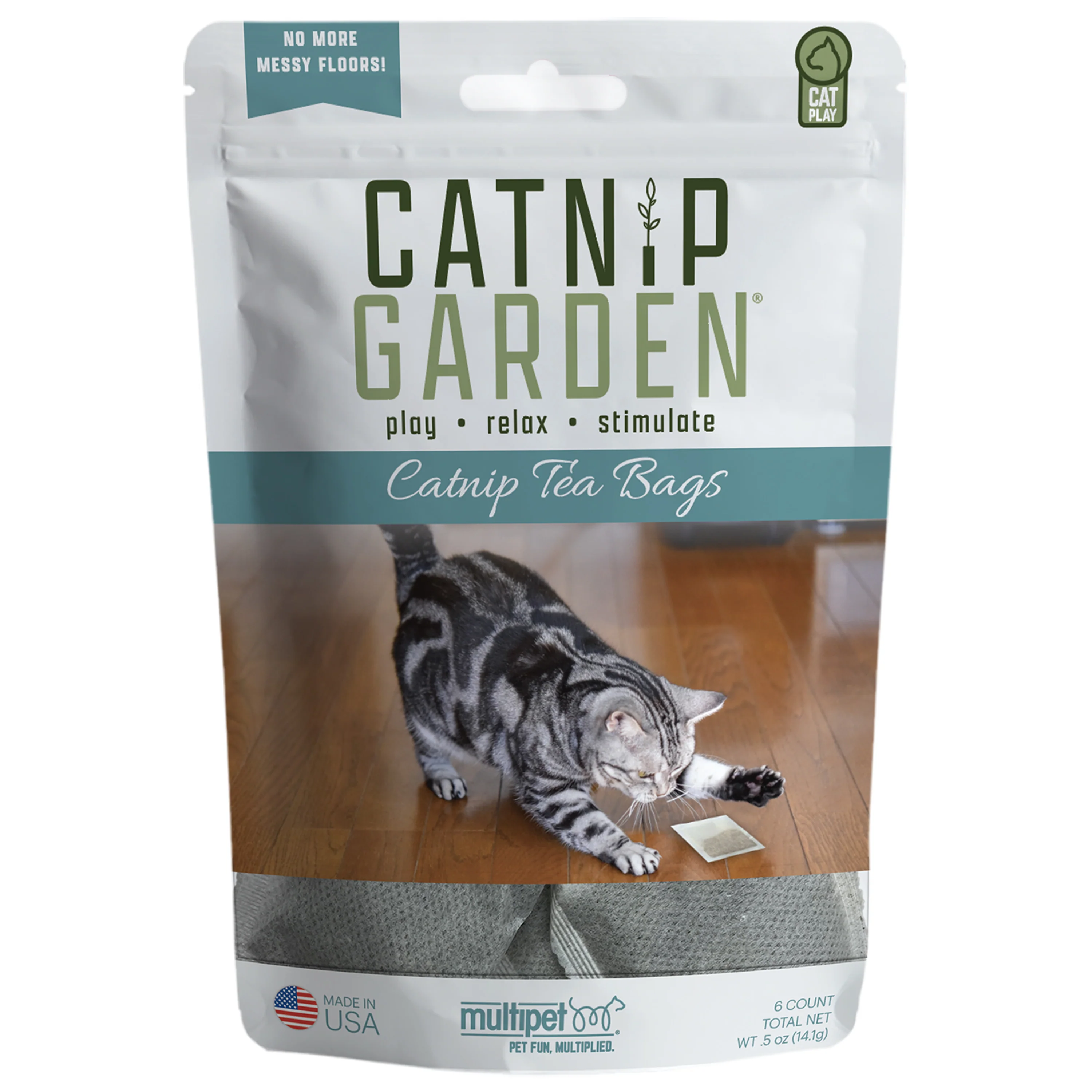 Multipet Catnip Garden North American Catnip 6 ct