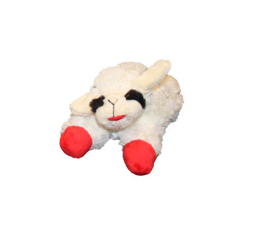 Multipet Lamb Chop Dog Toy 6 in - Image 2