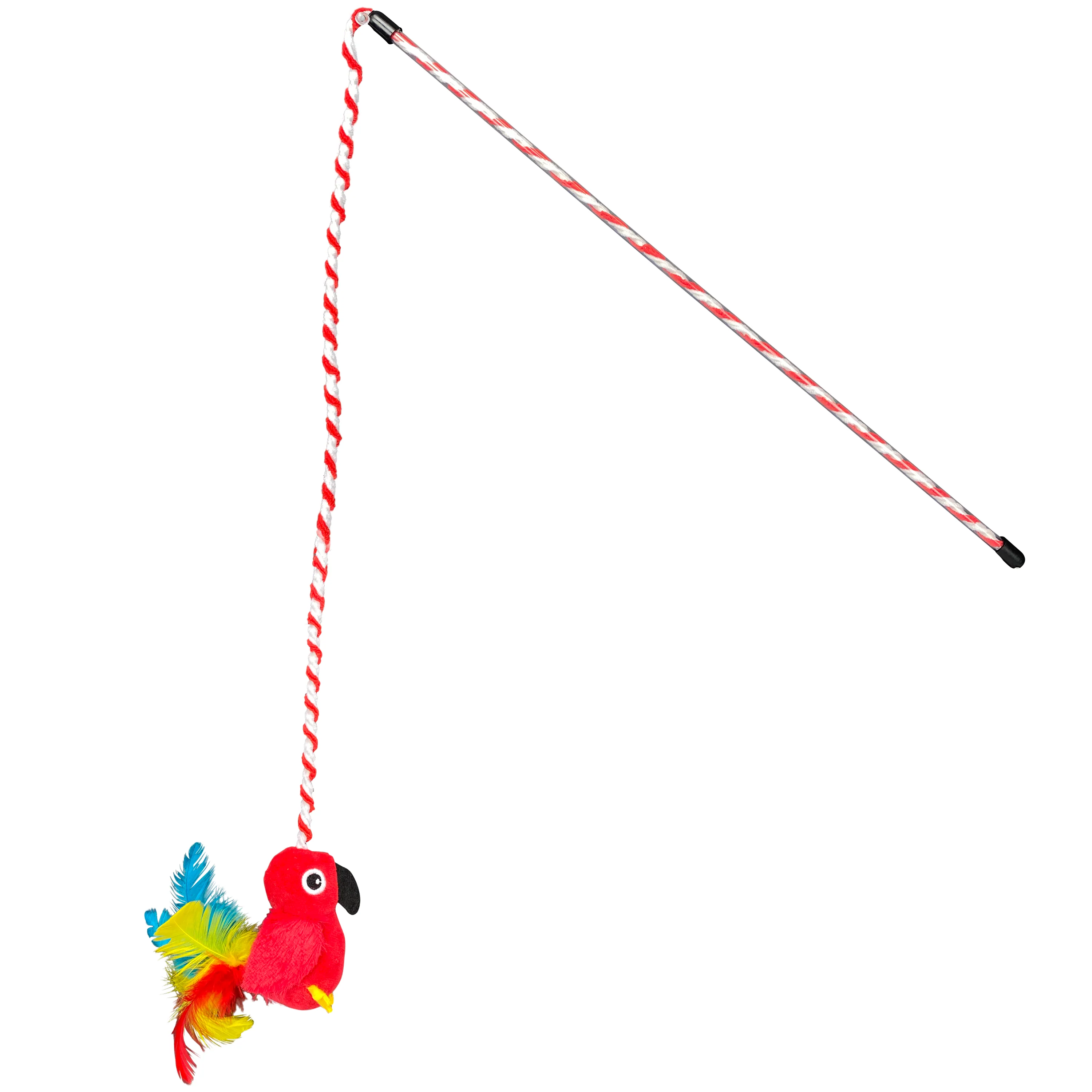 Multipet Margaritaville Parrot Wand Red 18 in