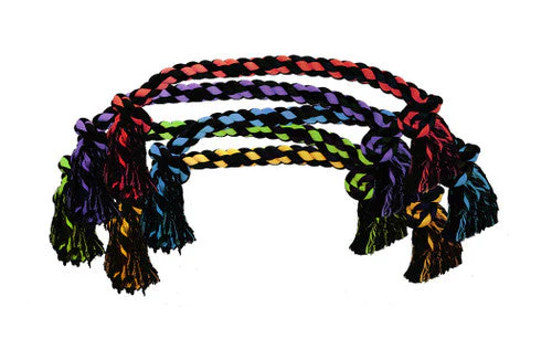 Multipet Nuts for Knots 2-Knot Rope Dog Toy Assorted 48 in - Image 2