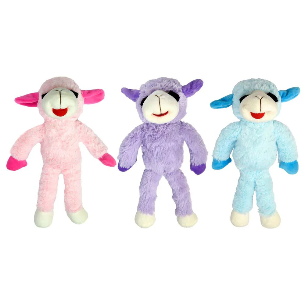 Multipet Pet Envy Floppy Lamb Chop 14" - Assorted Dog Toy