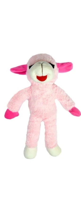 Multipet Pet Envy Floppy Lamb Chop 7" - Assorted Dog Toy - Image 2