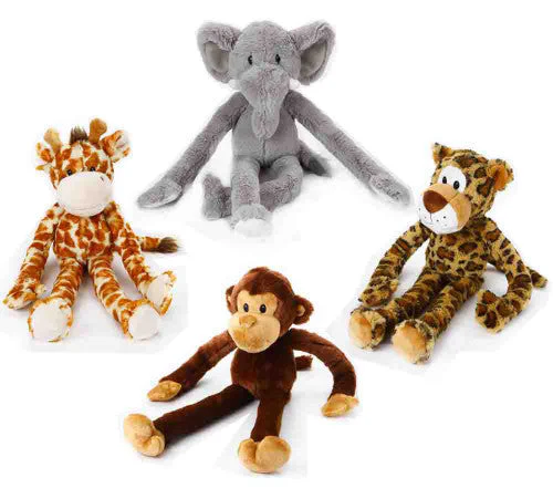 Multipet Swingin' Safari Dog Toy Assorted 19 in - Image 2