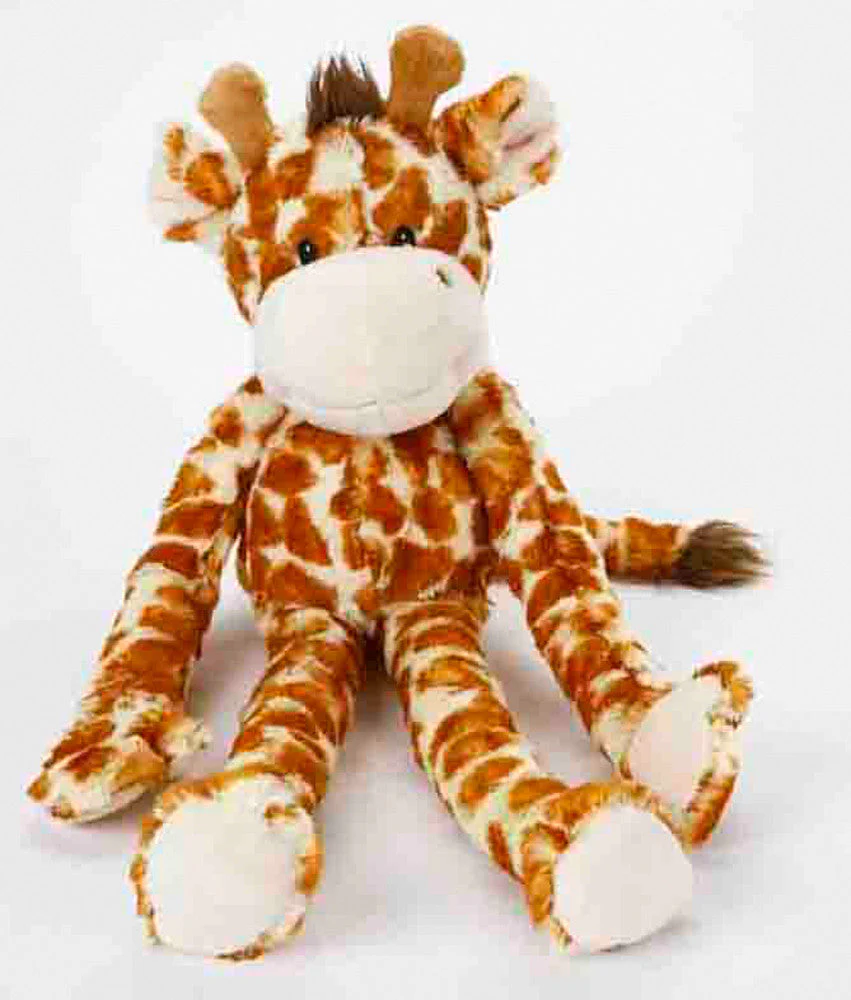 Multipet Swingin Safari Dog Toy Giraffe Assorted 19 in
