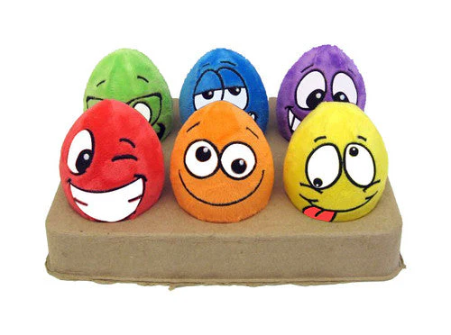 Multipet Egg Noggins 4" - Assorted Dog Toy Assorted - Image 2