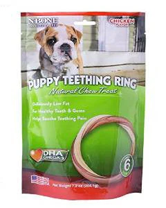 N-Bone Puppy Teething Ring Chicken Flavor 6 PackN-Bone {L+1x} 575017