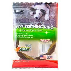 N-Bone Puppy Teething Ring Chicken Flavor Single 12 Count {L+1x} 575015 - Image 2