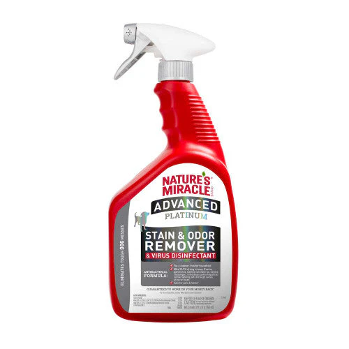 Nature's Miracle Advanced Platinum Disinfectant Stain & Odor Remover 32 fl. oz - Image 2