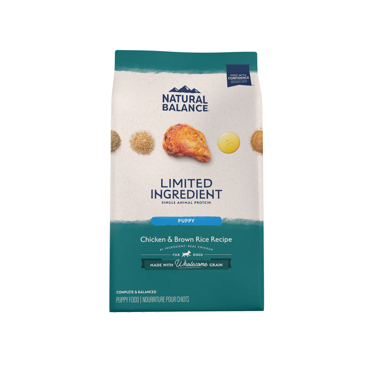 Natural Balance Pet Foods L.I.D. Puppy Dry Dog Food Chicken & Brown Rice 4lb