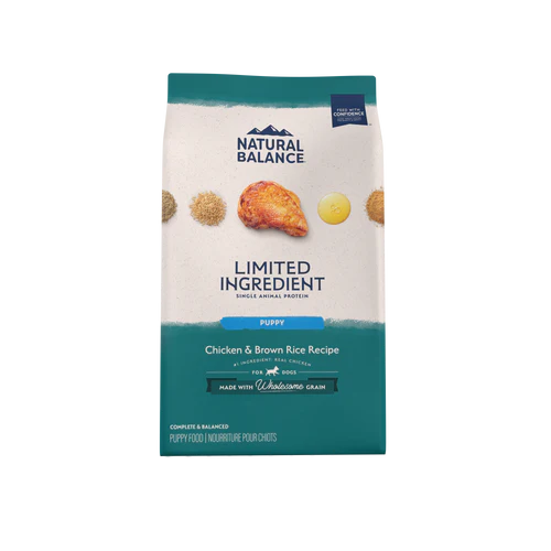 Natural Balance Pet Foods L.I.D. Puppy Dry Dog Food Chicken & Brown Rice 4lb - Image 2