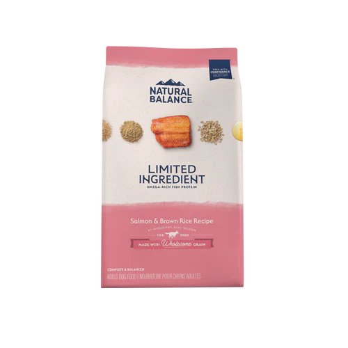Natural Balance Pet Foods L.I.D. Adult Dry Dog Food Salmon & Brown Rice 4lb - Image 2