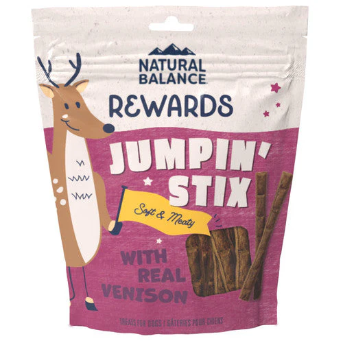 Natural Balance Pet Foods L.I.D Grain Free Jumpin' Stix Dog Treats Standard Venison 4oz (DD) - Image 2