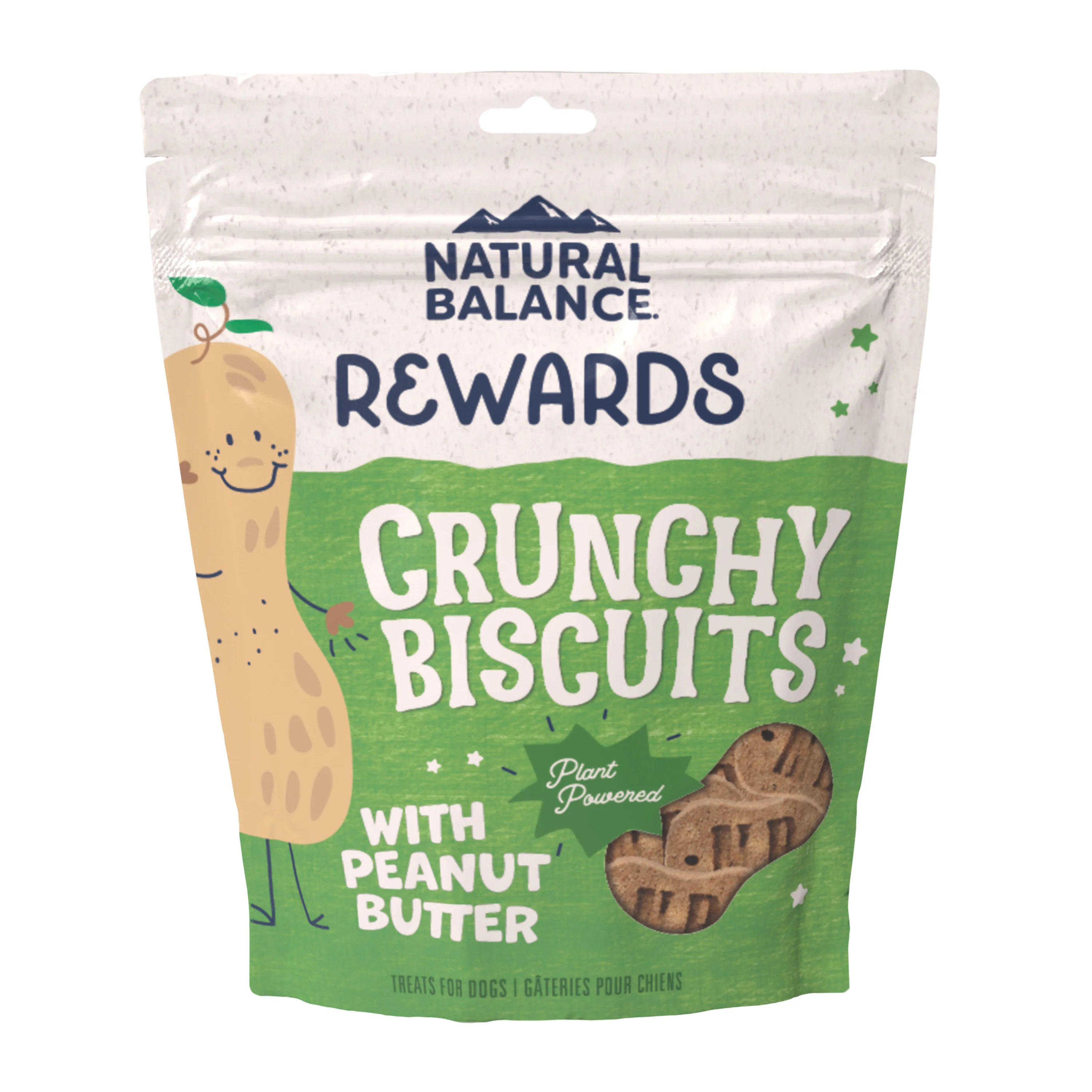 Natural Balance Pet Foods Rewards Crunchy Biscuits Dog Treats Peanut Butter 14 oz