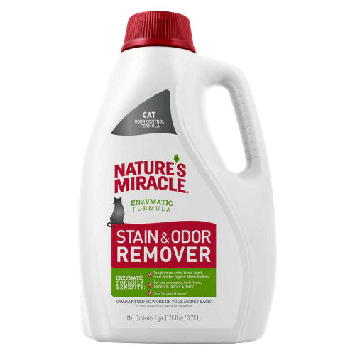 Nature's Miracle Just for Cats Stain & Odor Remover 128 fl. oz - Image 2