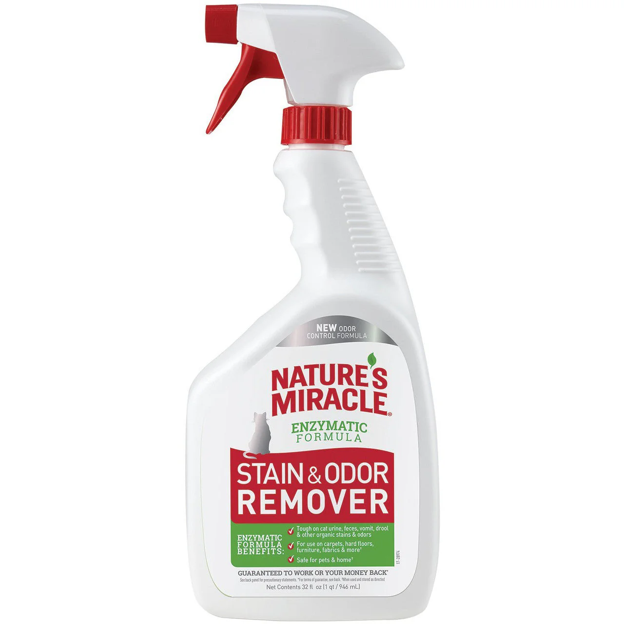 Nature's Miracle Stain and Odor Remover Cat 32oz {L+b}
